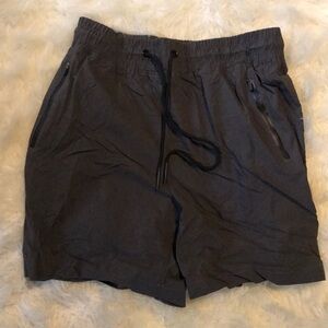 Men's Dark Gray Athletic Shorts